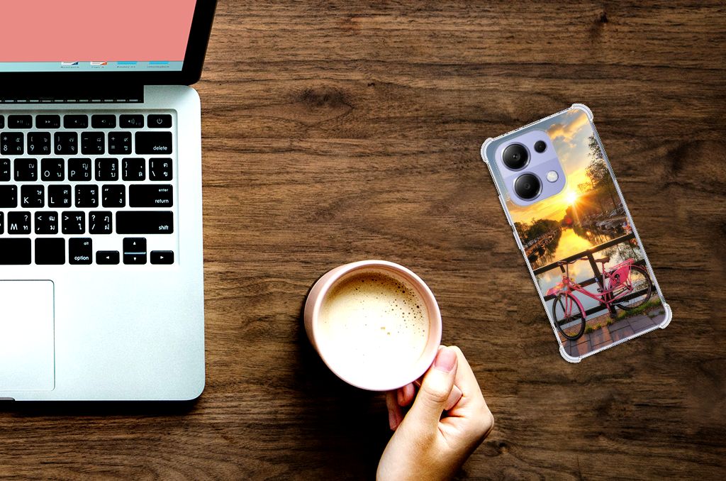 Xiaomi Redmi Note 13 4G Telefoonhoesje met valbescherming Amsterdamse Grachten B2C Telecom