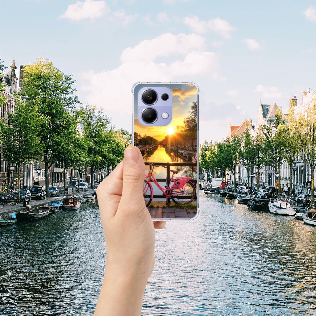 Xiaomi Redmi Note 13 4G Telefoonhoesje met valbescherming Amsterdamse Grachten B2C Telecom