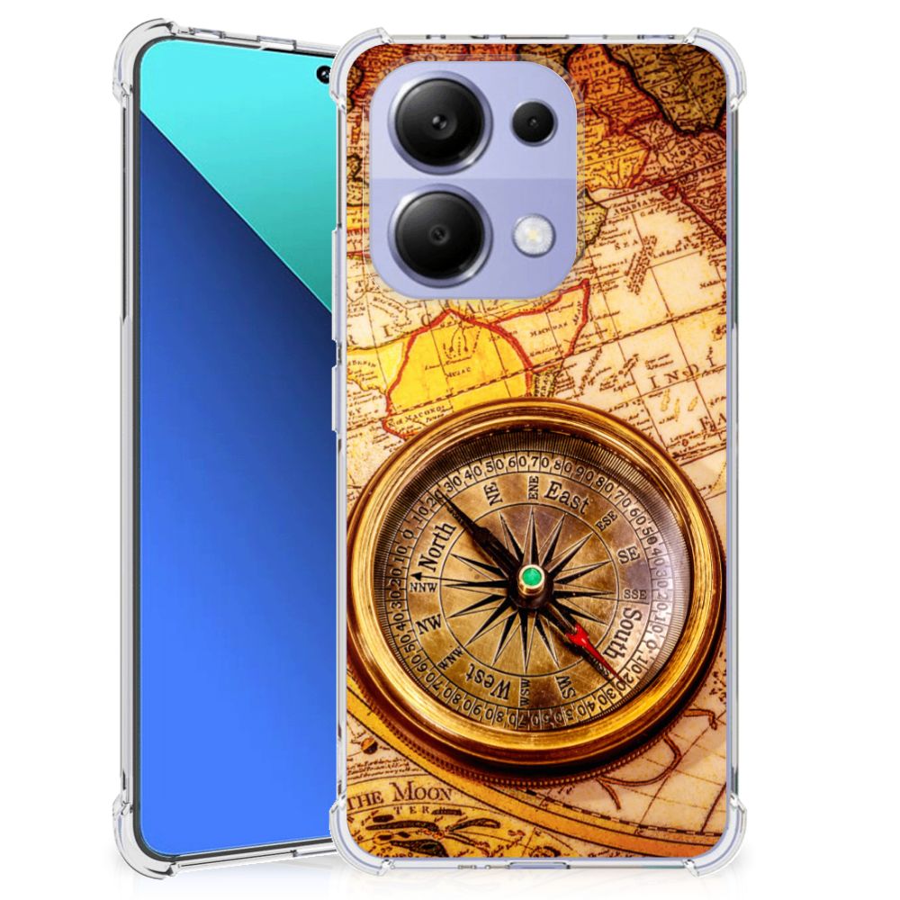 Xiaomi Redmi Note 13 4G Telefoonhoesje met valbescherming Kompas B2C Telecom