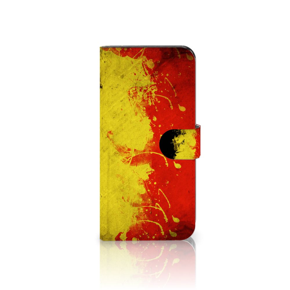 Xiaomi Redmi Note 13 5G Bookstyle Case België hoesje design Belgische kleuren vooraanzicht