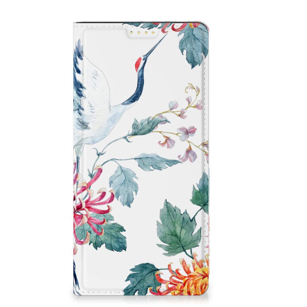 Xiaomi Redmi Note 13 5G Hoesje maken Bird Flowers