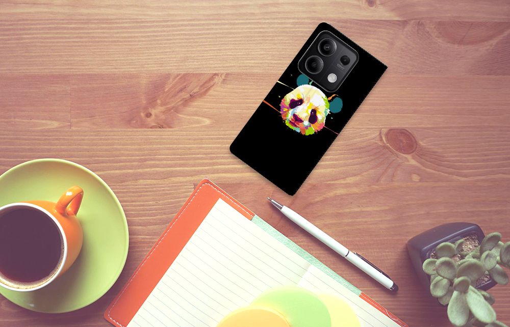 Xiaomi Redmi Note 13 5G Magnet Case Panda Color bovenaanzicht