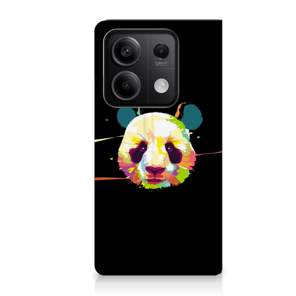 Xiaomi Redmi Note 13 5G Magnet Case Panda Color panda design voorkant