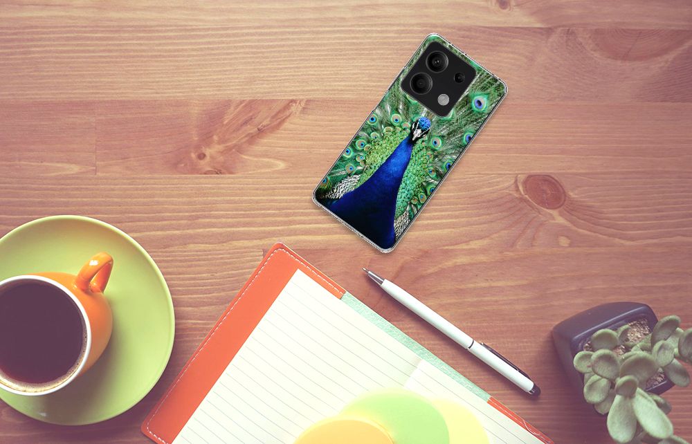 Xiaomi Redmi Note 13 5G TPU Hoesje Pauw design pauw bovenaanzicht