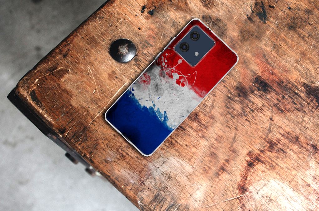 Xiaomi Redmi Note 13 5G TPU Hoesje Polygon Color kleurrijk abstract driehoekpatroon bovenaanzicht