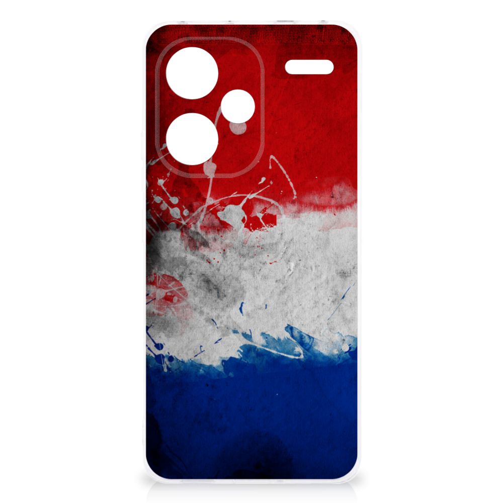Xiaomi Redmi Note 13 Pro Plus Hoesje Nederland design Nederlandse vlag achterzijde