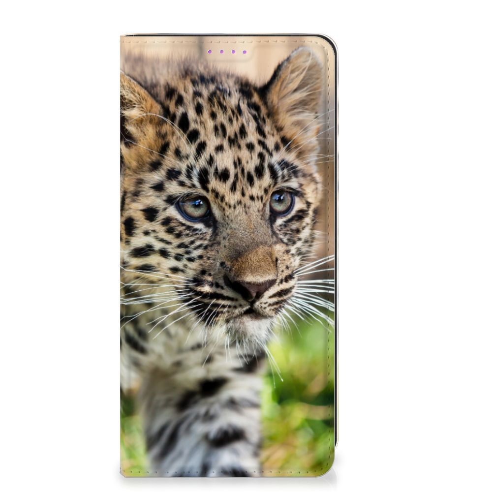Xiaomi Redmi Note 13 Pro Plus Hoesje maken Baby Luipaard met schattige baby luipaard afbeelding 🐆, ideaal als cadeau, biedt optimale bescherming.