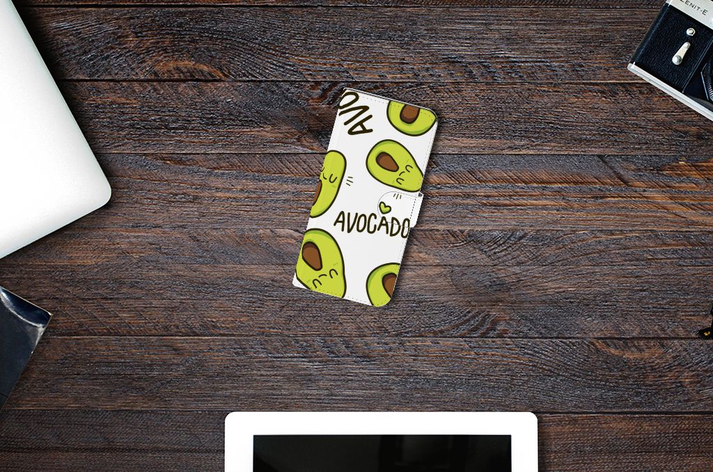 Xiaomi Redmi Note 13 Pro Plus Leuk Hoesje Avocado Singing voorkant avocado design