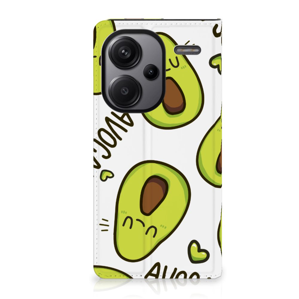 Xiaomi Redmi Note 13 Pro Plus Magnet Case Avocado Singing voorkant