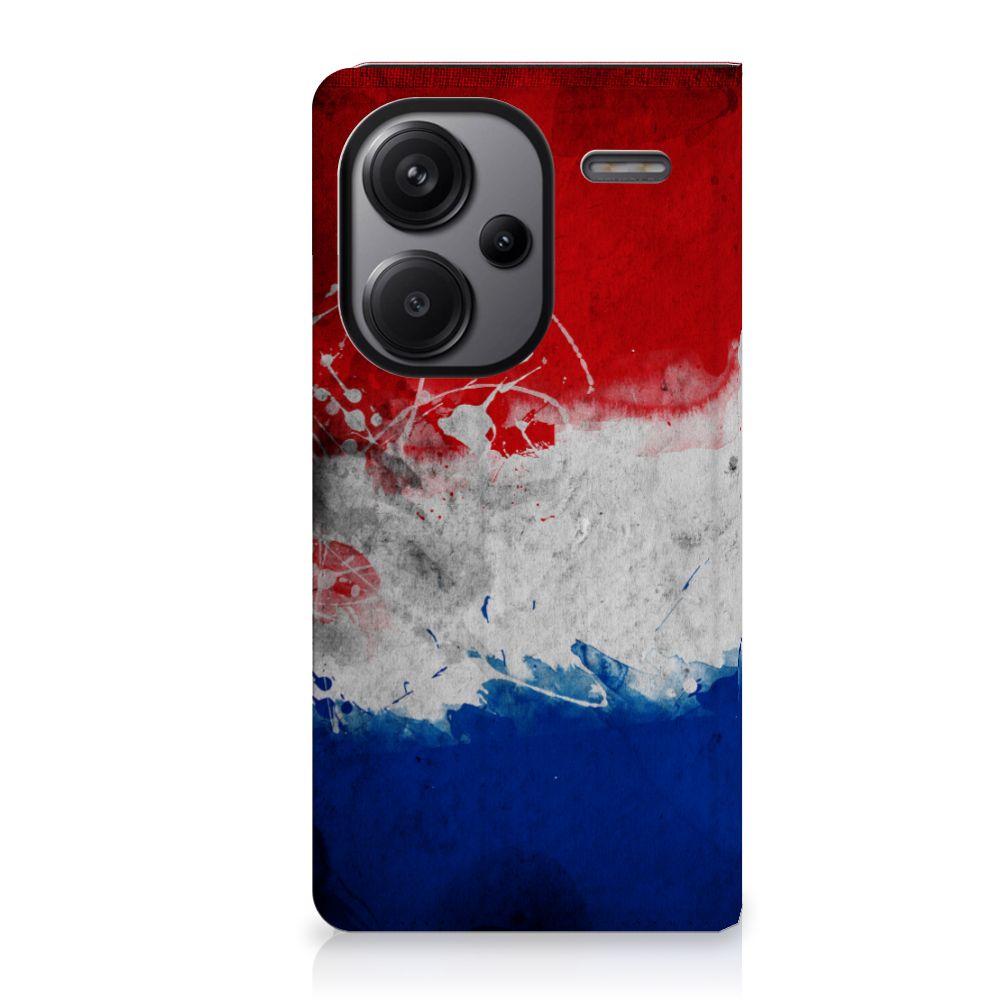Xiaomi Redmi Note 13 Pro Plus Standcase Nederland met Nederlandse vlag design voor stijl en bescherming 🇳🇱