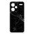 Xiaomi Redmi Note 13 Pro Plus TPU Siliconen Hoesje Marmer Zwart design marmer zwart achterkant
