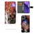 Xiaomi Redmi Note 13 Pro Plus Wallet Case met Pasjes Vuurwerk vuurwerk design voorkant binnenkant zijkant