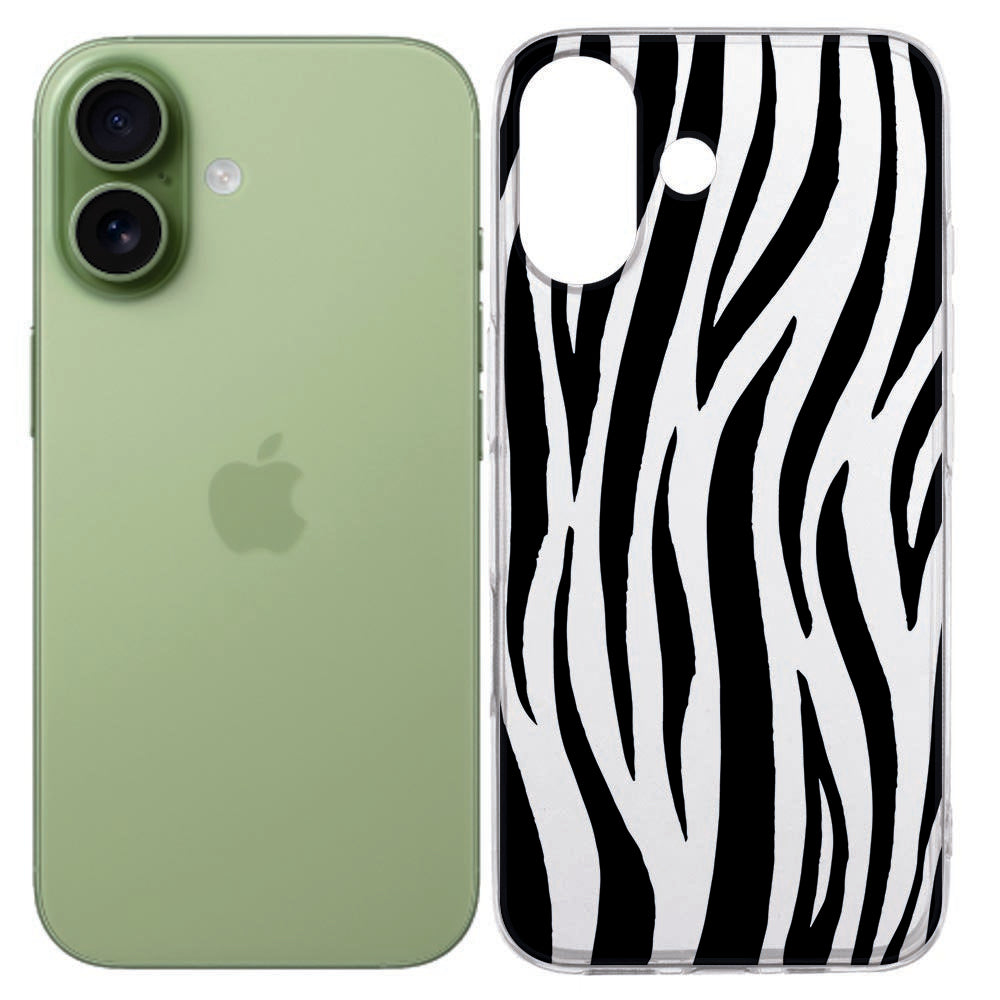 Apple iPhone 17 Softcase Back cover Zebra