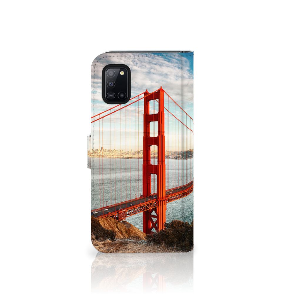 Samsung Galaxy A31 Flip Cover Golden Gate Bridge