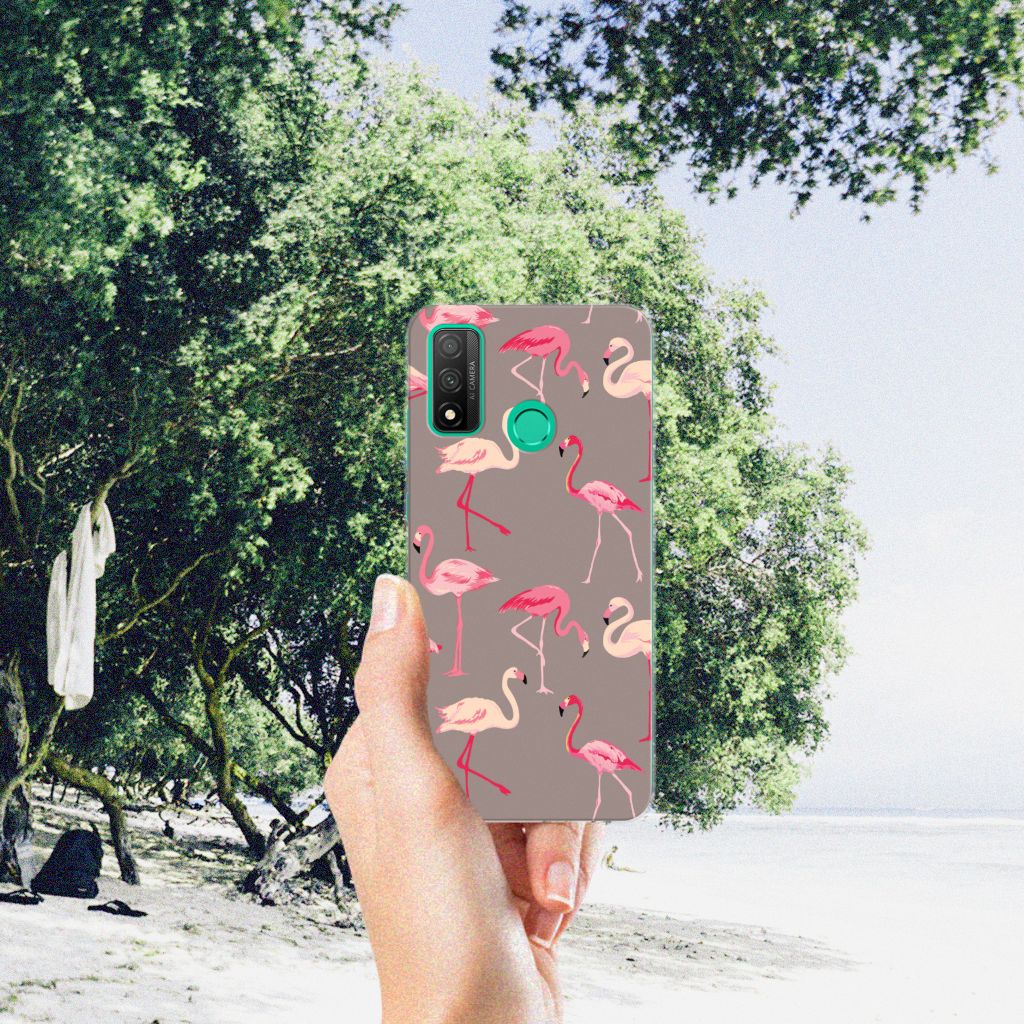 Huawei P Smart 2020 TPU Hoesje Flamingo B2C Telecom