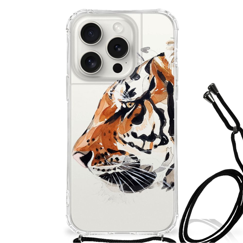 Back Cover iPhone 15 Pro Watercolor Tiger B2C Telecom