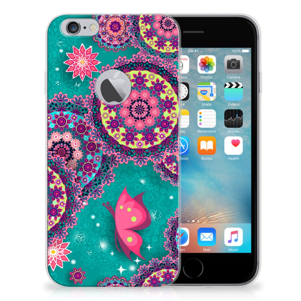 Apple iPhone 6 Plus | 6s Plus Hoesje maken Cirkels en Vlinders