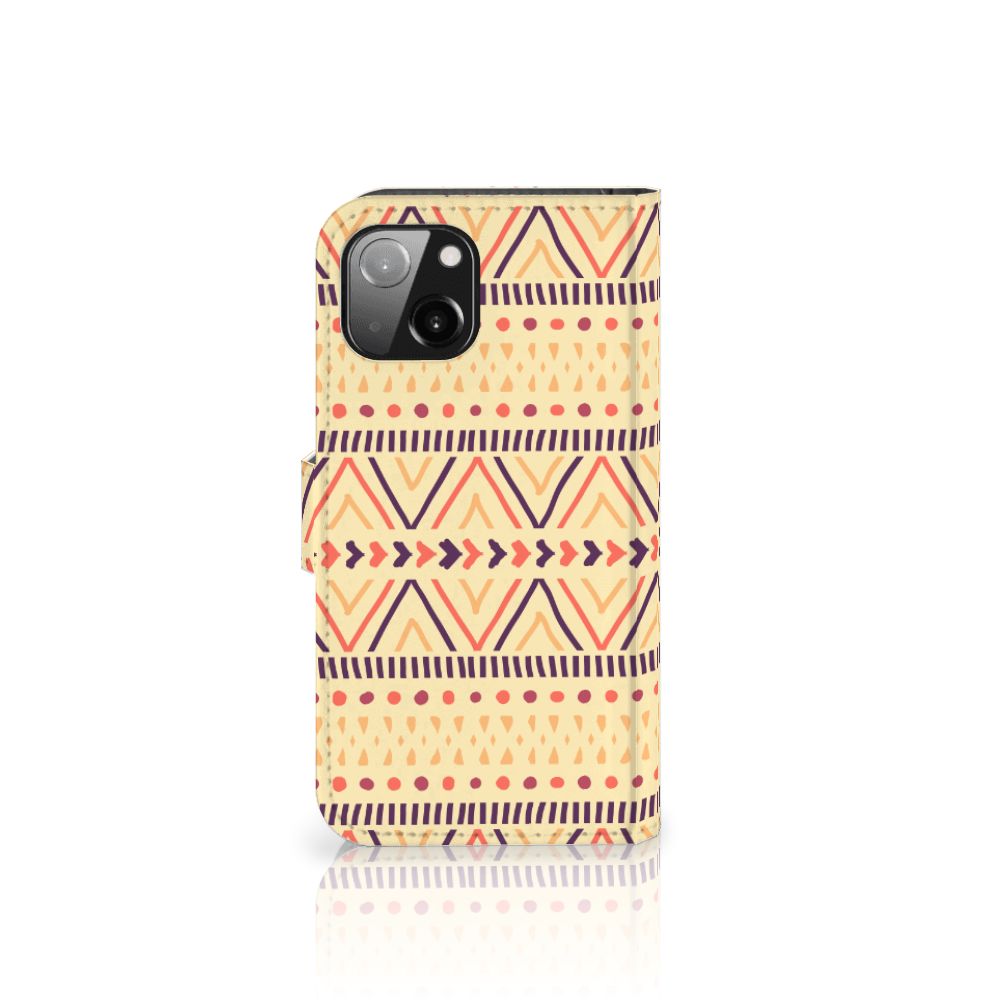 Apple iPhone 13 Telefoon Hoesje Aztec Yellow