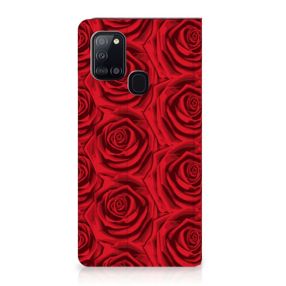 Samsung Galaxy A21s Smart Cover Red Roses - B2C Telecom