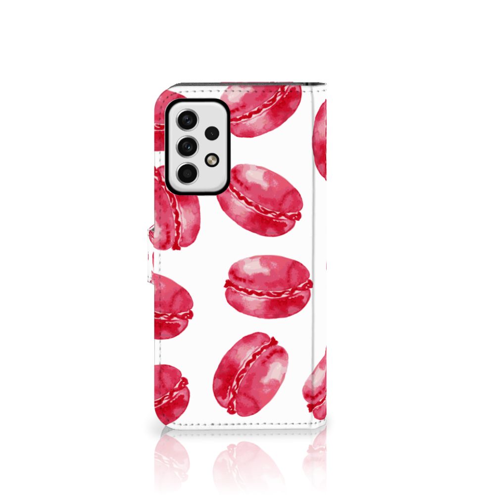 Samsung Galaxy A23 Book Cover Pink Macarons