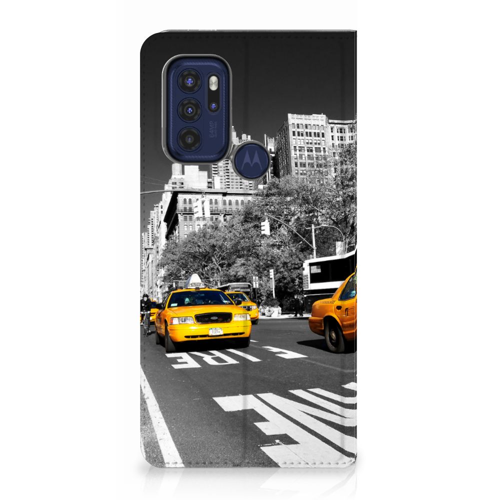 Motorola Moto G60s Book Cover New York Taxi - B2C Telecom