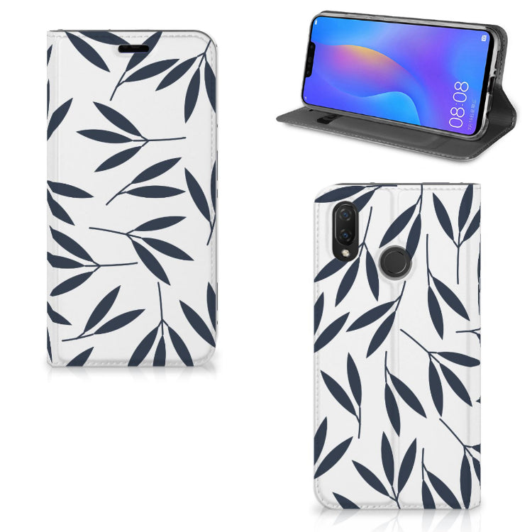 Huawei P Smart Plus Smart Cover Leaves Blue