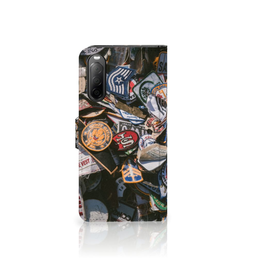 Sony Xperia 10 IV Telefoonhoesje met foto Badges
