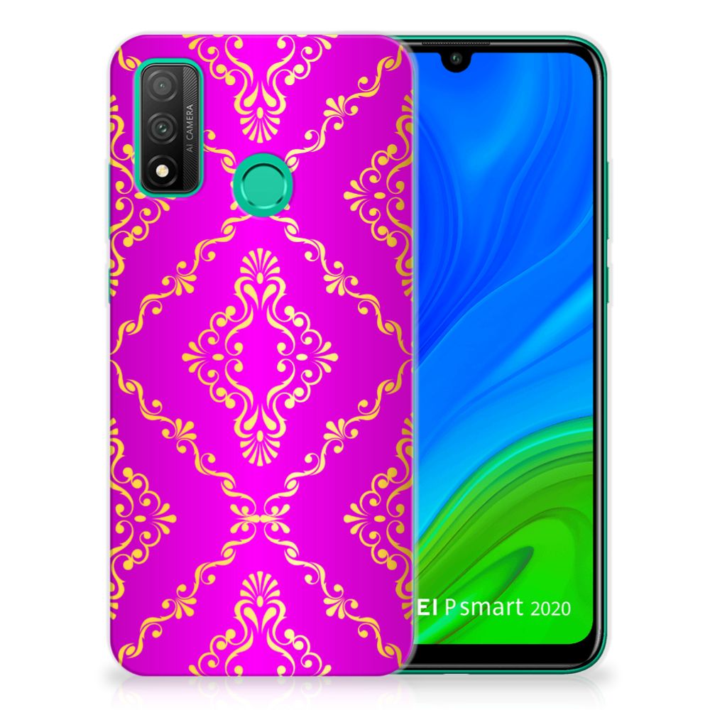 Siliconen Hoesje Huawei P Smart 2020 Barok Roze B2C Telecom