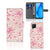 Huawei P40 Lite Hoesje Pink Flowers