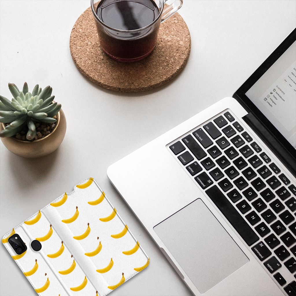 Samsung Galaxy M30s | M21 Flip Style Cover Banana - B2C Telecom