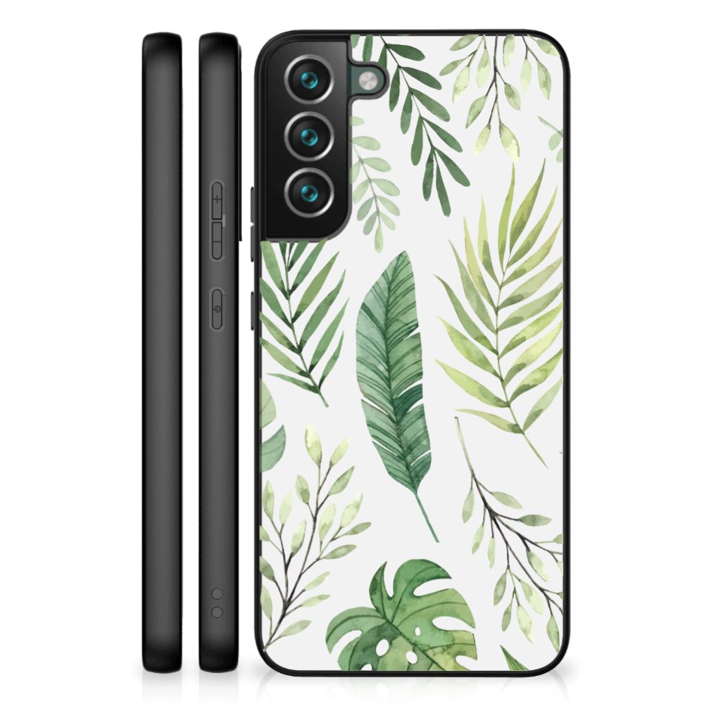 Samsung Galaxy S22 Plus Bloemen Hoesje Leaves