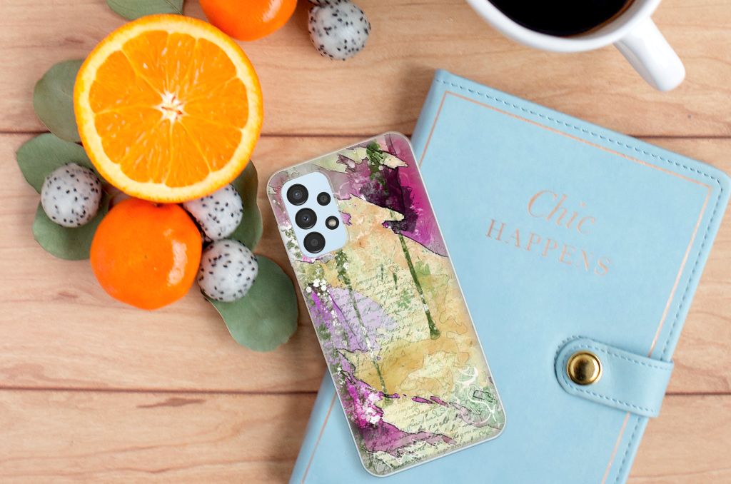 Hoesje maken Samsung Galaxy A13 4G Letter Painting B2C Telecom