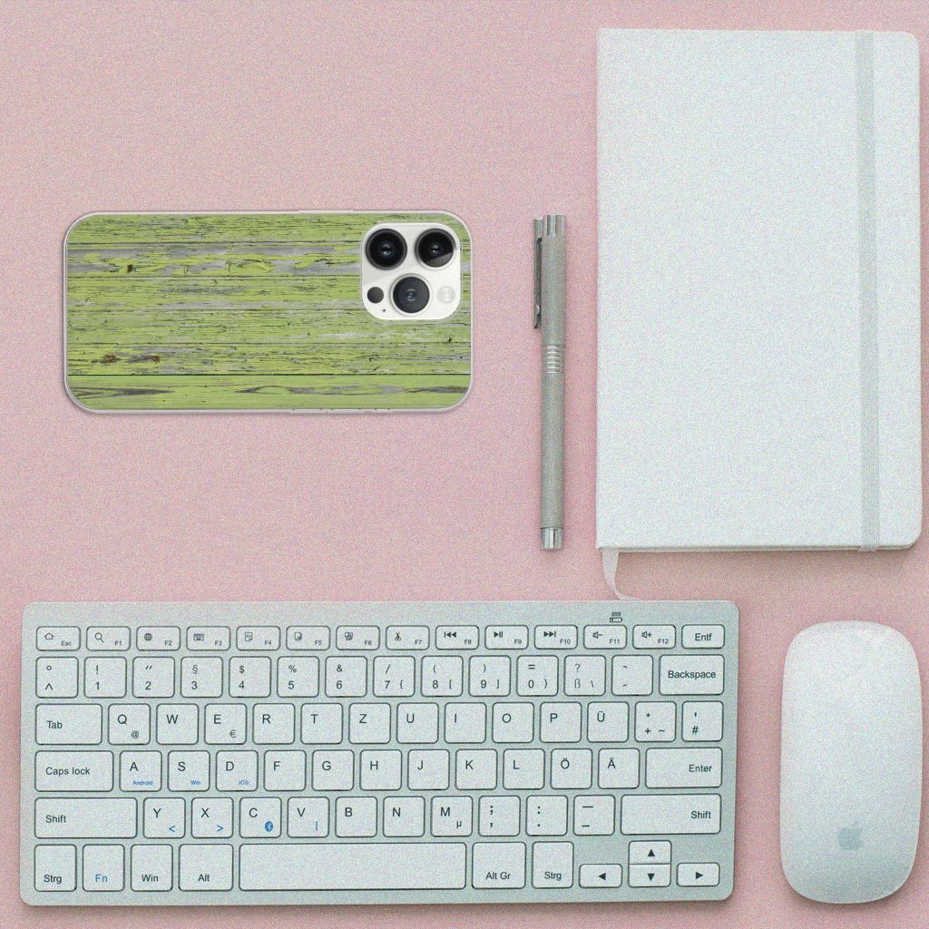 iPhone 13 Pro Max Bumper Hoesje Green Wood B2C Telecom