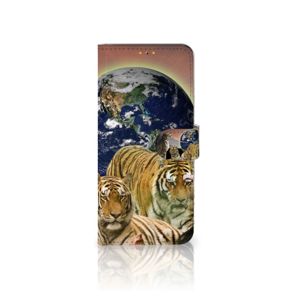 Samsung Galaxy M52 Telefoonhoesje met Pasjes Roofdieren