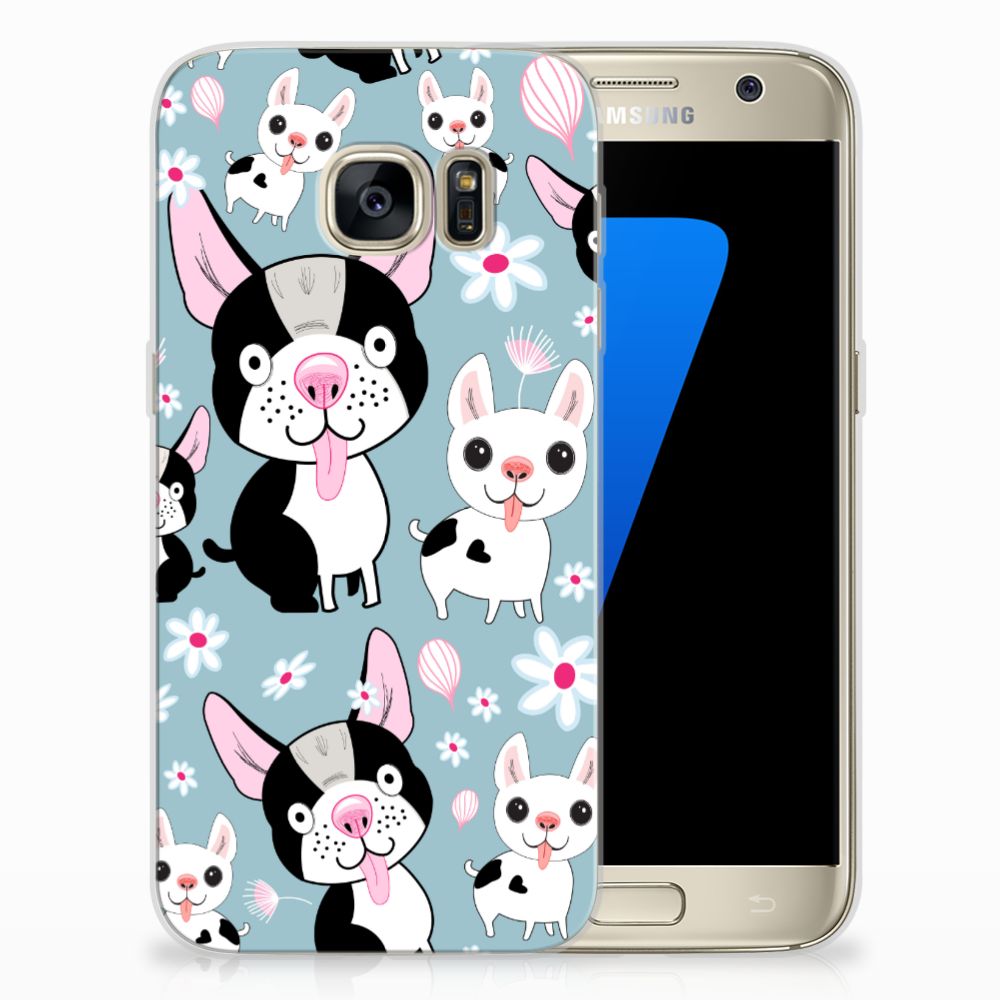 Samsung Galaxy S7 TPU Hoesje Hondjes