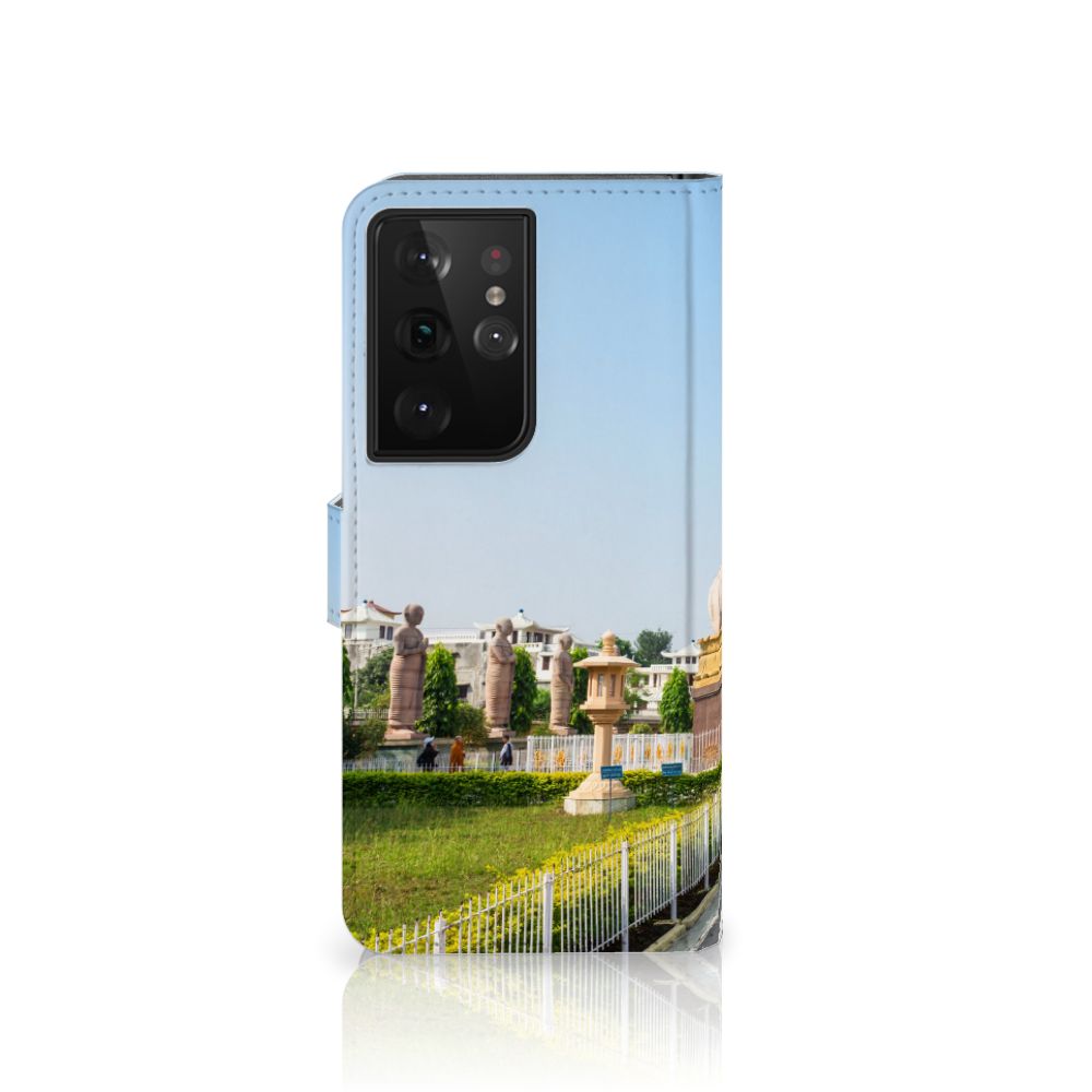Samsung Galaxy S21 Ultra Flip Cover Boeddha