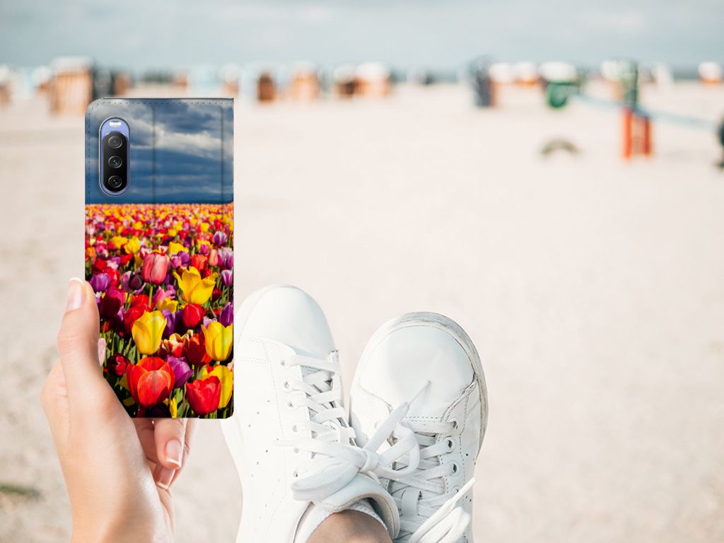 Sony Xperia 10 III Smart Cover Tulpen - B2C Telecom