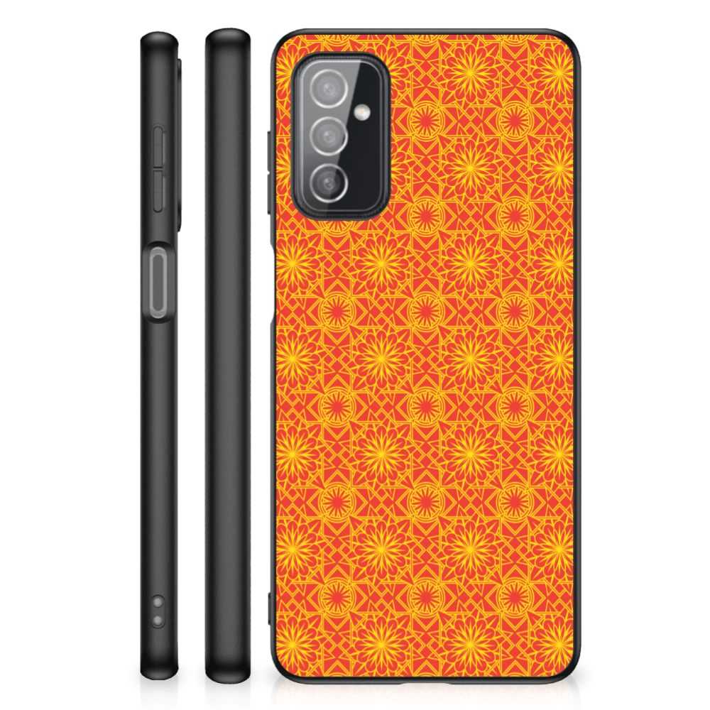 Samsung Galaxy M52 Back Case Batik Oranje B2C Telecom