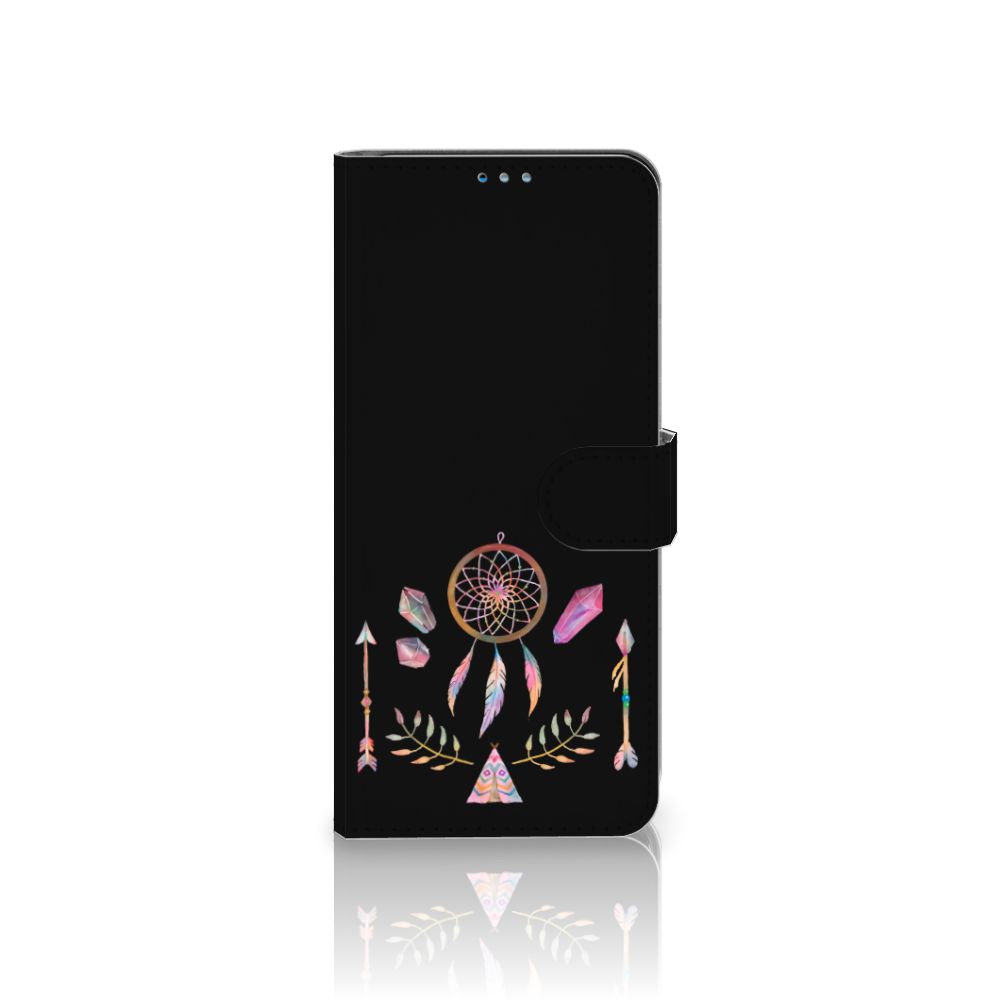 Motorola Moto G9 Plus Leuk Hoesje Boho Dreamcatcher