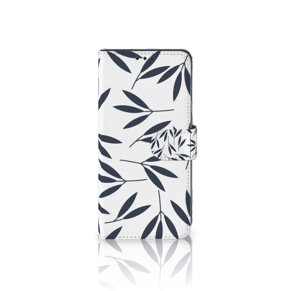 Samsung Galaxy M31 Hoesje Leaves Blue