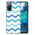 Samsung Galaxy S20 Bumper Case Zigzag Blauw