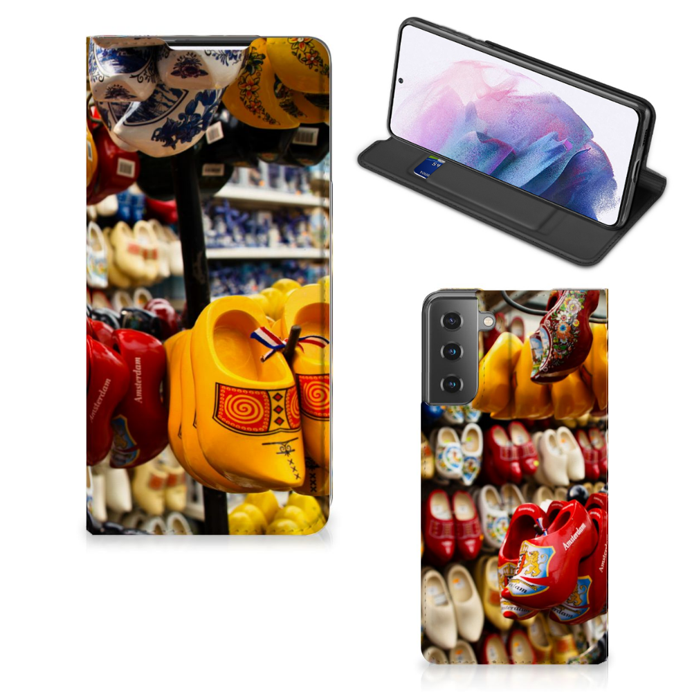 Samsung Galaxy S21 Plus Book Cover Klompen - B2C Telecom