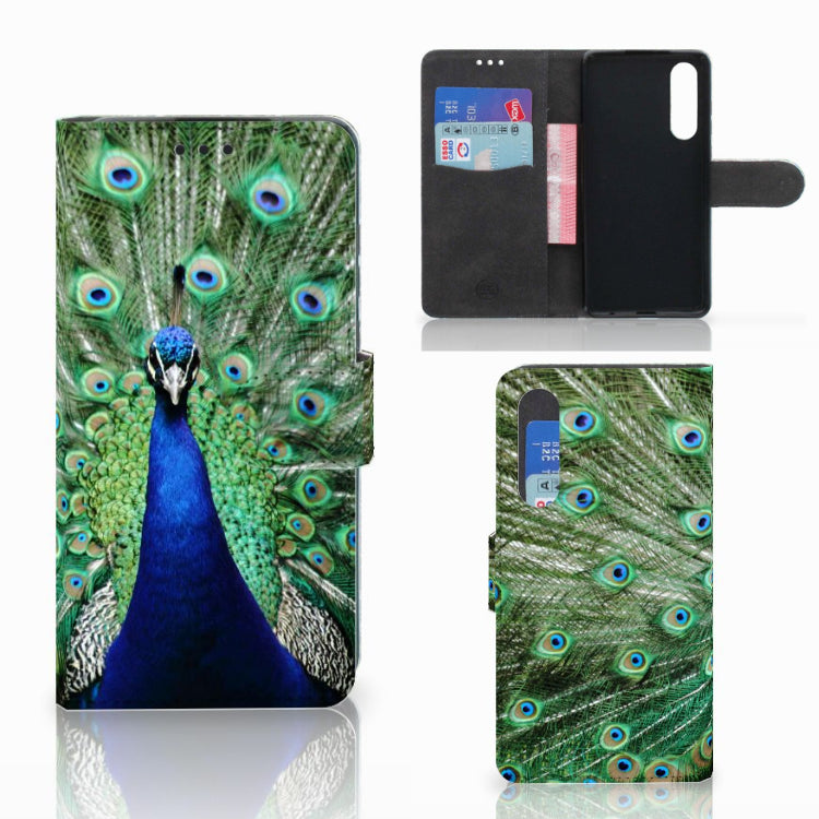 Huawei P30 Telefoonhoesje met Pasjes Pauw