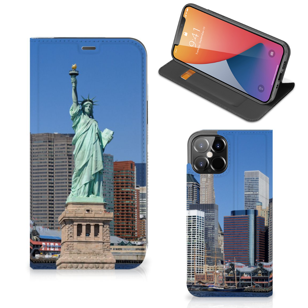 iPhone 12 Pro Max Book Cover Vrijheidsbeeld - B2C Telecom
