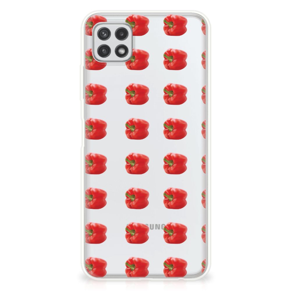 Samsung Galaxy A22 5G Siliconen Case Paprika Red B2C Telecom