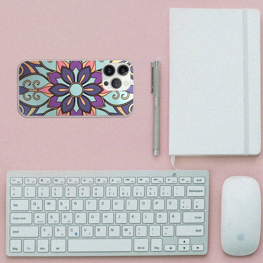 iPhone 13 Pro Max TPU Case Purple Flower B2C Telecom