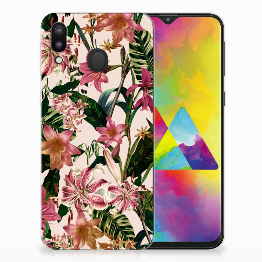 Samsung Galaxy M20 (Power) TPU Case Flowers