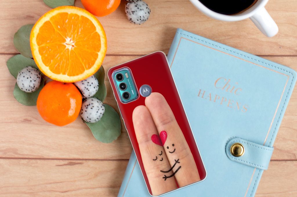 Motorola Moto G60 Silicone Back Cover Liefde - Origineel Romantisch Cadeau B2C Telecom