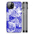 Telefoonhoesje Apple iPhone 13 | iPhone 14 Angel Skull Blauw