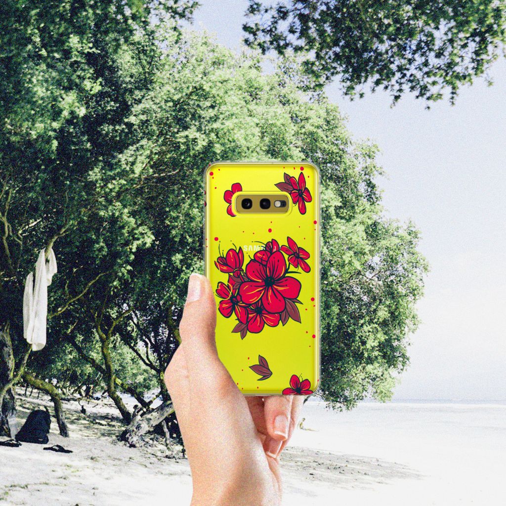 Samsung Galaxy S10e TPU Case Blossom Red